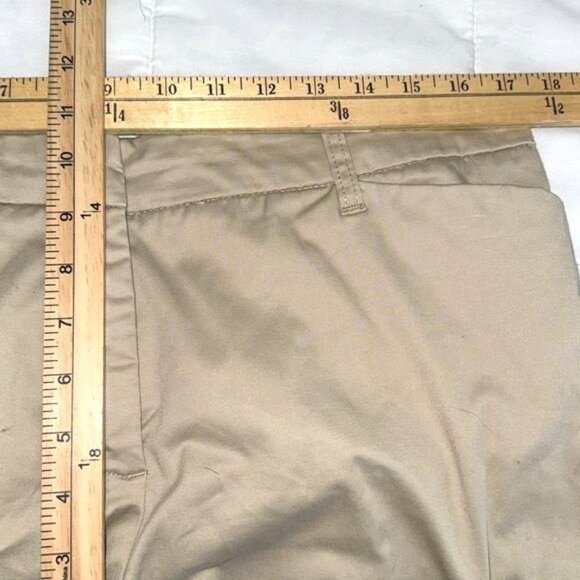 Charter Club Womens Classic Fit Khaki Pants Size 14 Cotton/Spandex - Picture 6 of 7